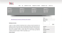 Desktop Screenshot of bankruptcy.bizandlegis.com