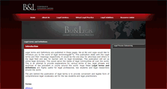 Desktop Screenshot of legal.bizandlegis.com